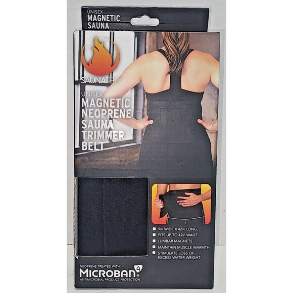 Saunatek 9" Wide X 42" Long Unisex Magnetic Neoprene Sauna Trimmer Belt - Picture 1 of 3